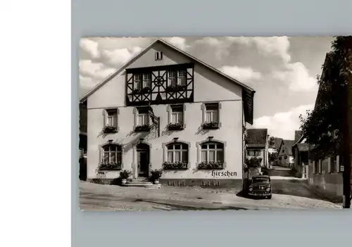 Badenweiler Gasthaus Hirschen / Badenweiler /Breisgau-Hochschwarzwald LKR