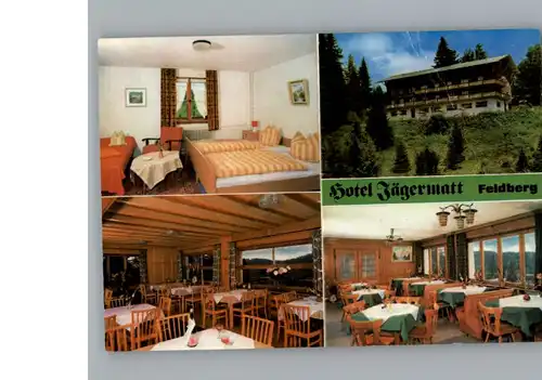 Feldberg Schwarzwald Werbe-Karte, Hotel Jaegermatt / Feldberg (Schwarzwald) /Breisgau-Hochschwarzwald LKR