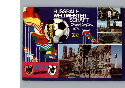 Muenchen Fussballweltmeisterschaft 1974 / Muenchen /Muenchen LKR