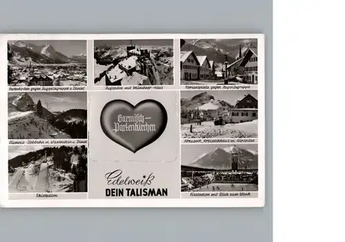 Garmisch-Partenkirchen Winter-Karte, Eisstadion / Garmisch-Partenkirchen /Garmisch-Partenkirchen LKR