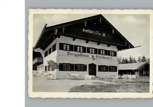 Bad Wiessee Gaststaette Freihaus / Bad Wiessee /Miesbach LKR