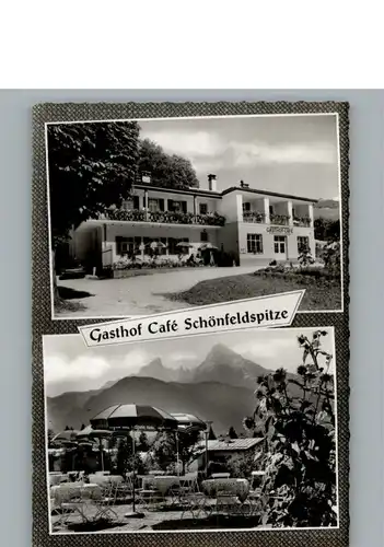 Berchtesgaden Gasthof Cafe Schoenfeldspitze / Berchtesgaden /Berchtesgadener Land LKR