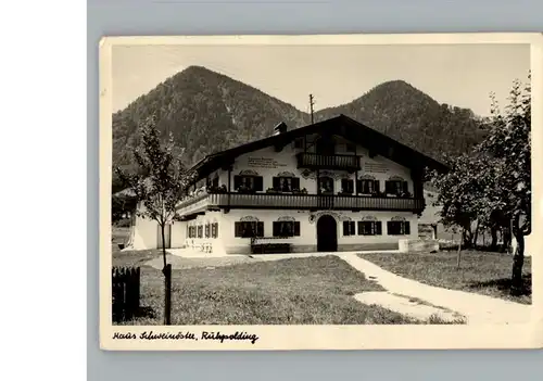 Ruhpolding Pension Schweinoester / Ruhpolding /Traunstein LKR