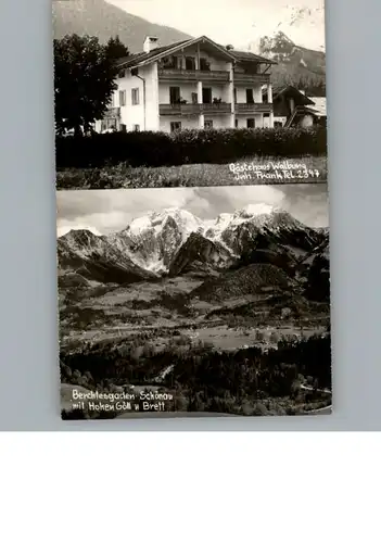 Berchtesgaden Gaestehaus walburg / Berchtesgaden /Berchtesgadener Land LKR