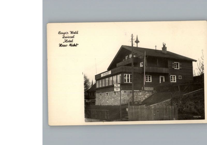 Zwiesel Niederbayern Hotel Haus Michel Zwiesel Regen Lkr Nr K169661 Oldthing Ansichtskarten Bayern