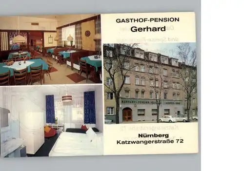 Nuernberg Gasthof Pension Gerhard / Nuernberg /Nuernberg Stadtkreis