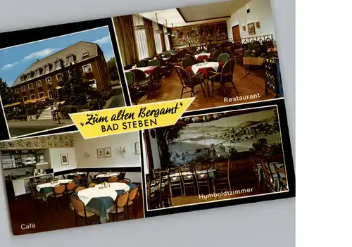 Bad Steben Werbe-Karte Hotel zum alten Bergamt / Bad Steben /Hof LKR