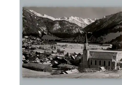 Hindelang Winter-Karte  / Bad Hindelang /Oberallgaeu LKR