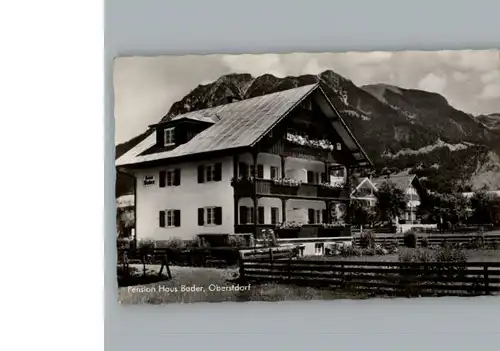 Oberstdorf Pension Haus Bader / Oberstdorf /Oberallgaeu LKR