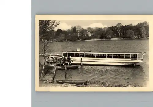 Koenigs-Wusterhausen Schiff Dampfer / Koenigs Wusterhausen /Dahme-Spreewald LKR