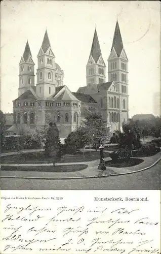 Roermond Munsterkerk Kirche Kat. Roermond