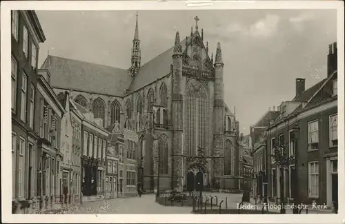 Leiden Hooglandsche Kerk Kat. Leiden