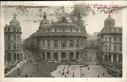 Genova Genua Liguria Piazza de Ferrari e Nuova Borsa Kat. Genova