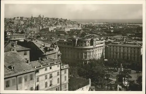 Genova Genua Liguria Panorama Kat. Genova