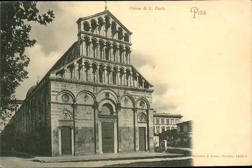 Pisa Chiesa di San Paolo Kat. Pisa