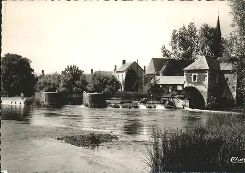 Chateau du Loir Le Moulin de Nogent sur le noir Kat. Chateau du Loir