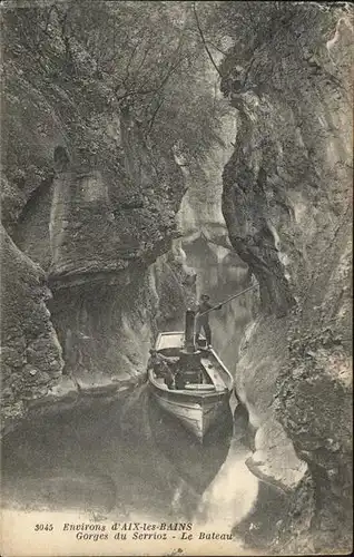 Aix les Bains Gorges du Serrioz Le Bateau Kat. Aix les Bains