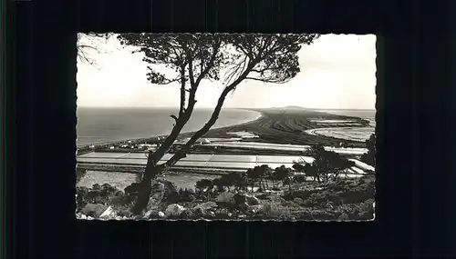 Sete Herault vue panoramique les salins / Sete /Arrond. de Montpellier