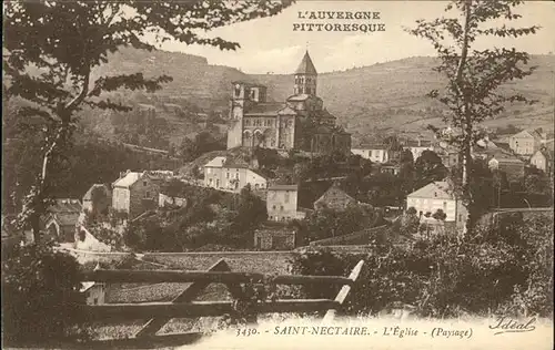 Saint Nectaire Puy de Dome L Eglise Kat. Saint Nectaire