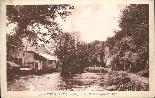 Pont Aven Les rives du Bois d Amour Kat. Pont Aven