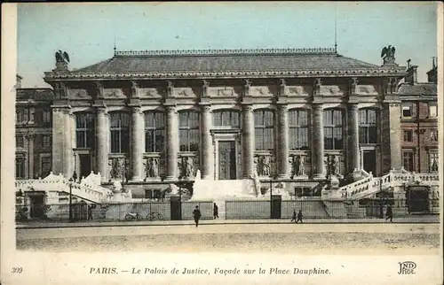 Paris le Palais de Justice Kat. Paris