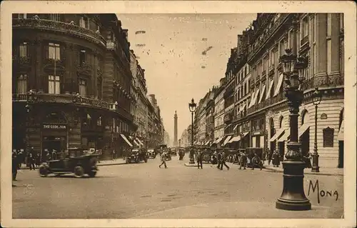 Paris la rue de la Paix Kat. Paris