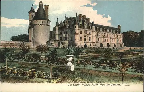 Chenonceaux Indre et Loire Le chateau Kat. Chenonceaux