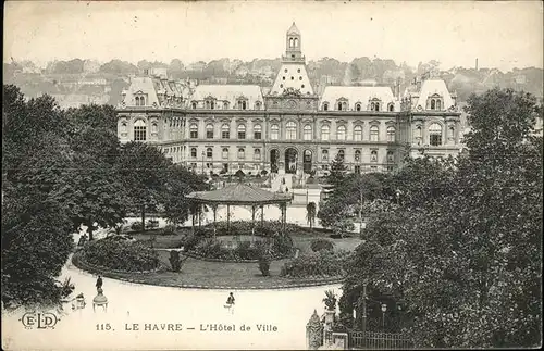 Le Havre L Hotel de ville Kat. Le Havre