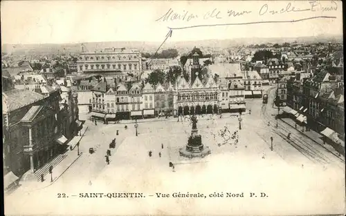 Saint Quentin vue generale Kat. Saint Quentin