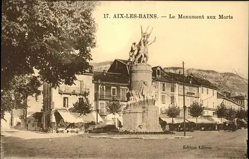 Aix les Bains Le Monument aux Morts Kat. Aix les Bains