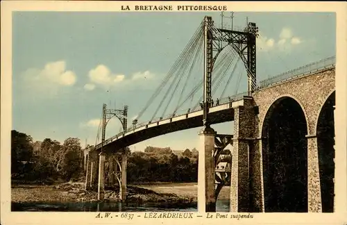 Lezardrieux Le pont suspendu Kat. Lezardrieux