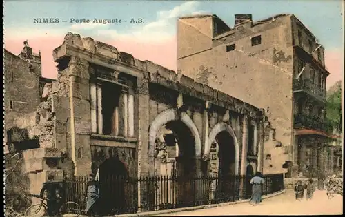 Nimes Porte Auguste Kat. Nimes