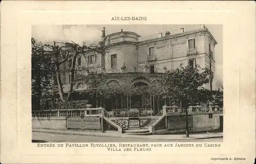 Aix les Bains Pavillon Rivollier Kat. Aix les Bains