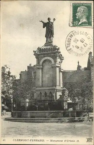 Clermont Ferrand Puy de Dome Monument d Urbain II. Kat. Clermont Ferrand