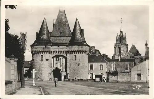 La Ferte Bernard Porte de Ville Eglise Notre Dame Kat. La Ferte Bernard