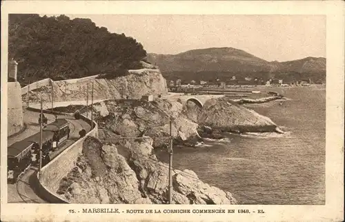 Marseille Route de la Corniche Kat. Marseille