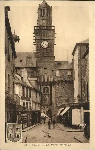 Vire Calvados la Porte Horloge Kat. Vire