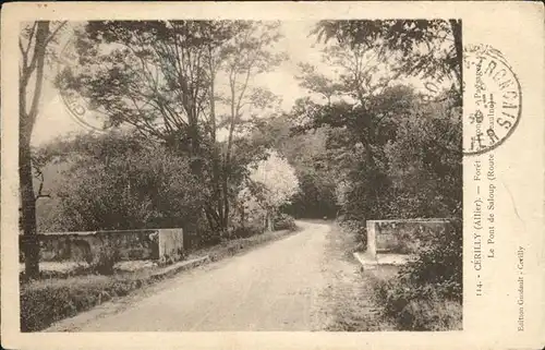 Cerilly Allier le Pont de Saloup Kat. Cerilly