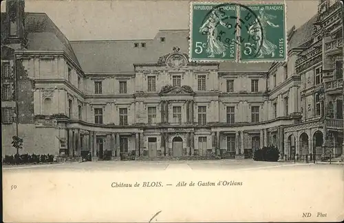 Blois Loir et Cher Chateau Kat. Blois