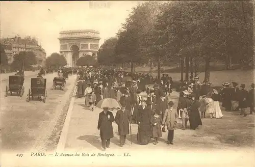 Paris l Avenue du Bois de Boulogne Kat. Paris