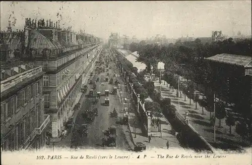 Paris rue de Rivoli Kat. Paris