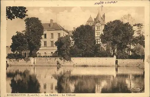 Romorantin Lanthenay la Sauldre Le Chateau Kat. Romorantin Lanthenay