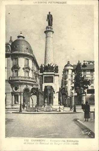 Chambery Savoie Fontaine des Elephants Kat. Chambery