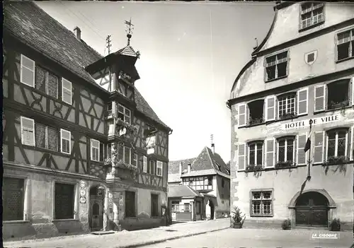 Turckheim Haut Rhin L Hotel des Deux Clefs Hotel de ville Kat. Turckheim