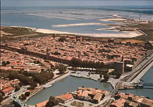 Aigues Mortes Gard la Ville du Roy Saint Louis les Marais salants Kat. Aigues Mortes