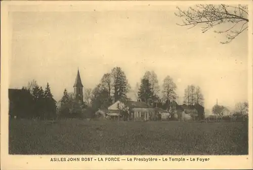 La Force Aude Asiles John Bost Le Presbytere Le Temple Kat. La Force