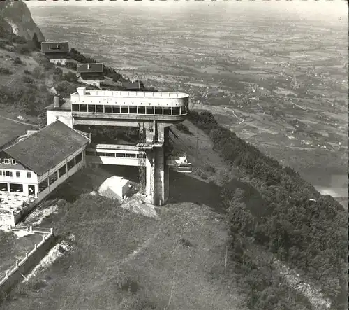 Mont Saleve vue aerienne Gare Kat. Veyrier du Lac