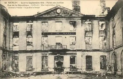 Senlis Oise Palais de Justice Kat. Senlis