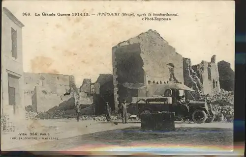 Ippecourt apres de bombardement Kat. Ippecourt