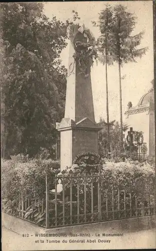 Wissembourg Monument et la Tombe du General Abel Douay Kat. Wissembourg